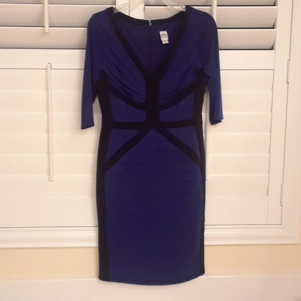 Sangria deep purple dress.